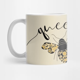 Elegant Queen Bee Lace Sunflowers Mug